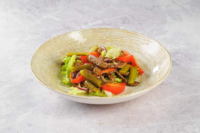 Салат с говядиной