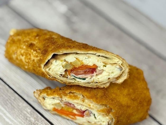 Шаурма в кляре больше сыра