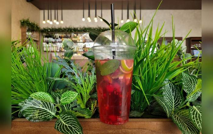 Малиновый мохито