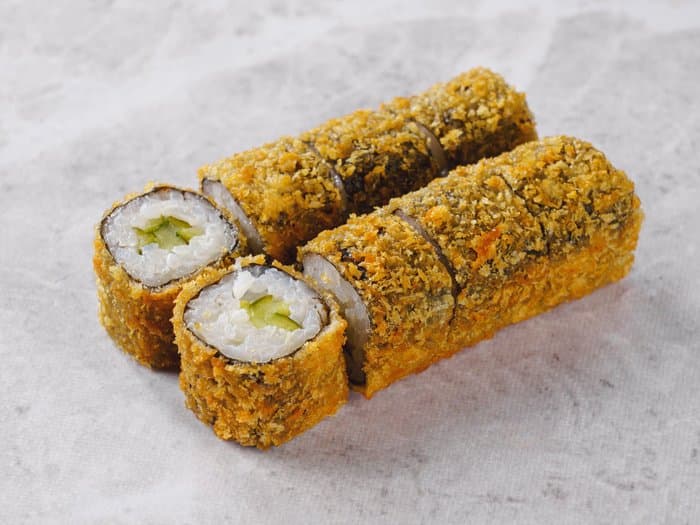 Жареный с огурцом