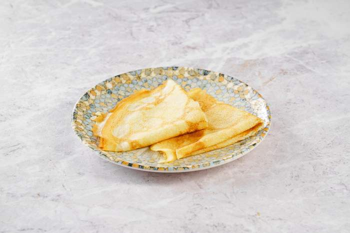 Блинчики грибами и ветчиной