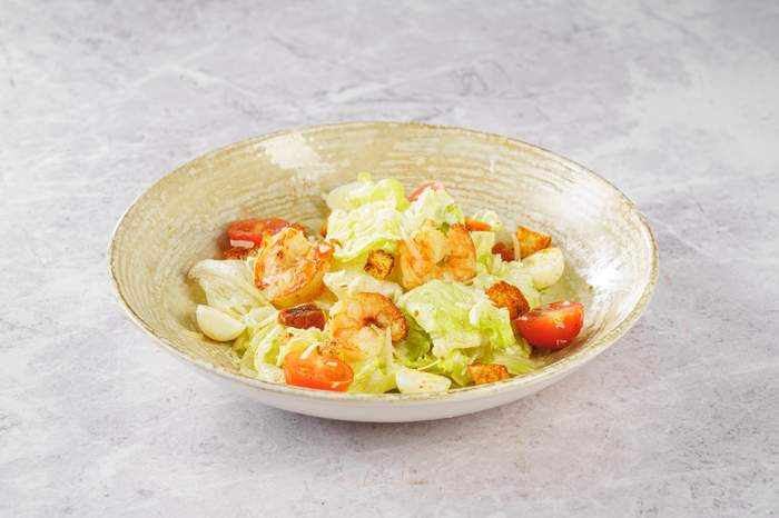 Цезарь с креветками