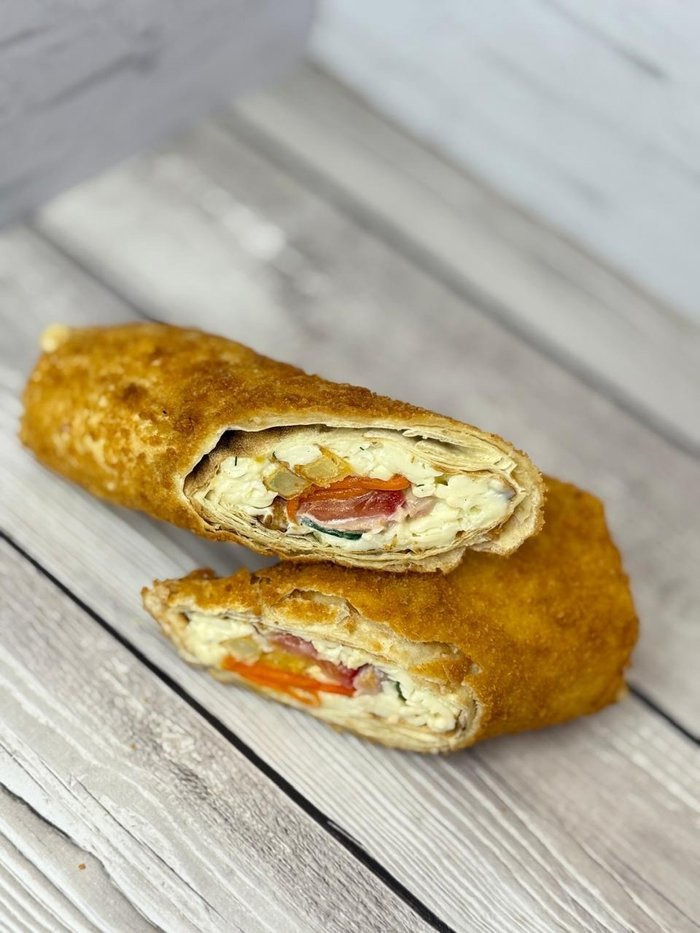 Шаурма в кляре больше сыра