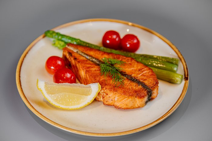 Стейк лосося